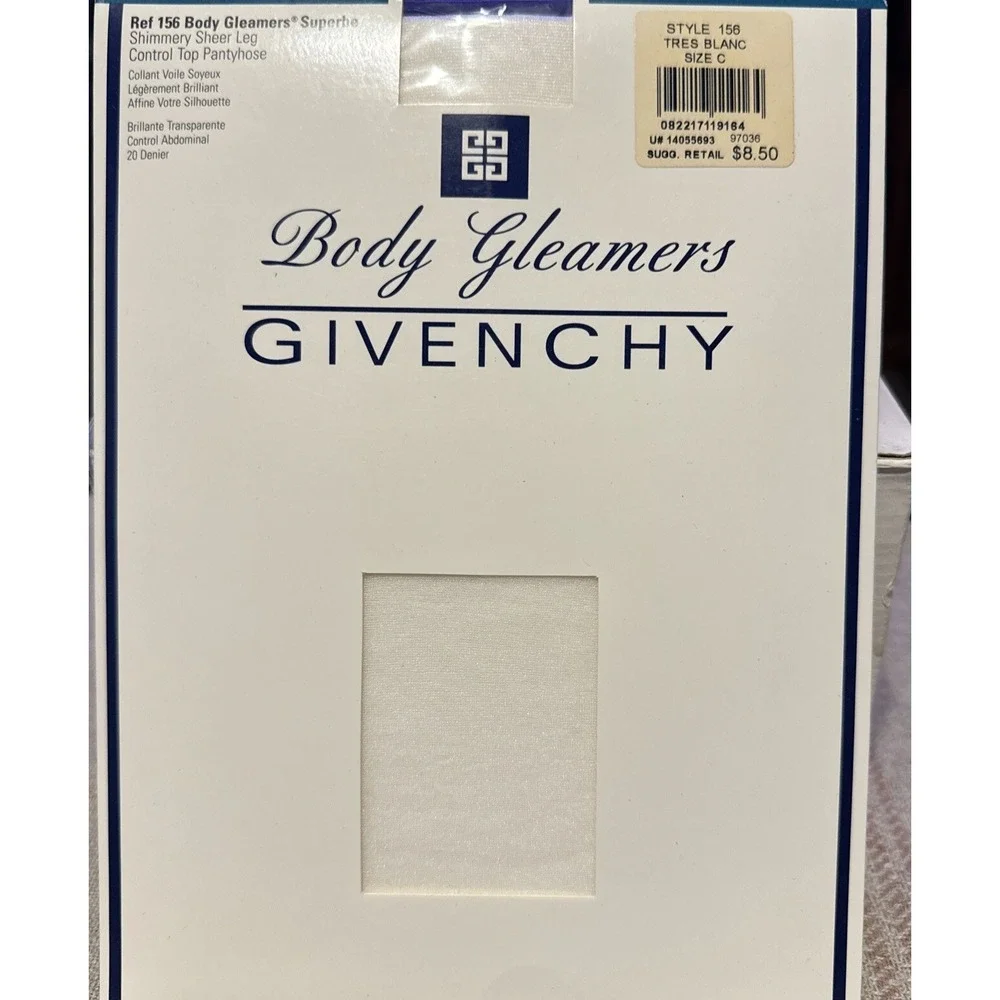 GIVENCHY 156 Body Gleamers Superbe‎ Size C Shimmery Sheer Leg Control Top
